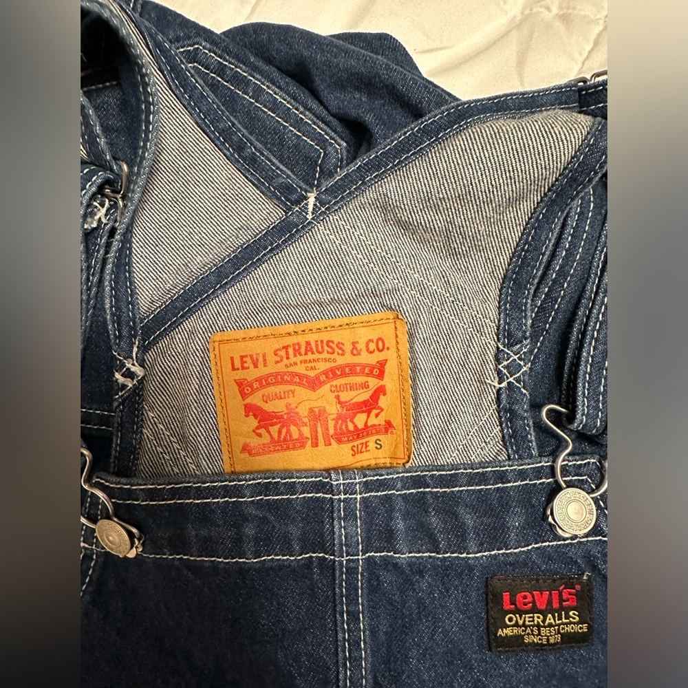Levi Overalls Mens Size Small 100% Cotton